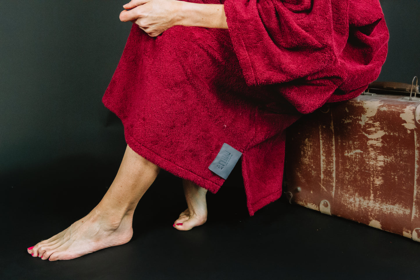 Pončo унисекс - бордо