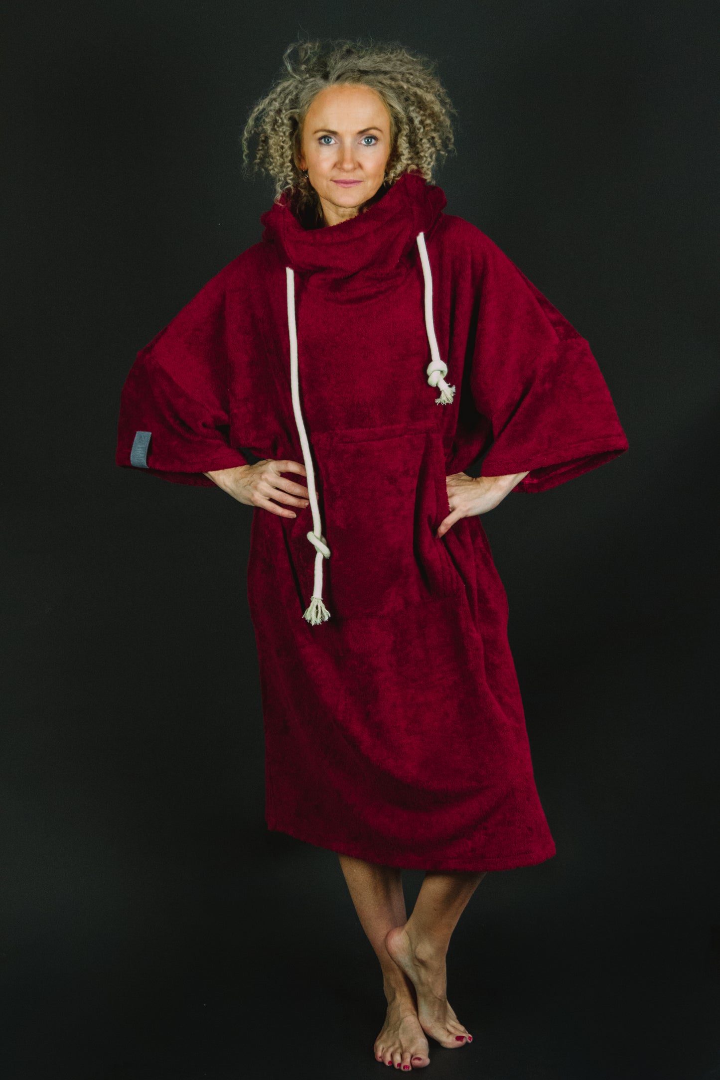 Pončo унисекс - бордо