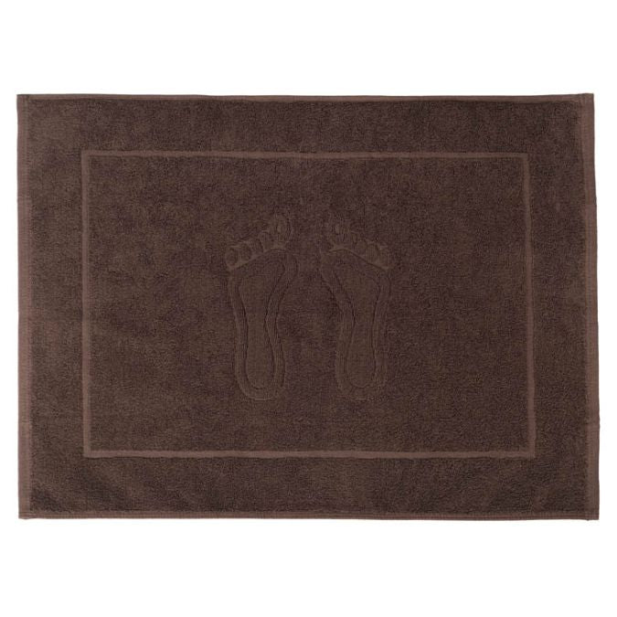 Frotē kāju vannas paklājs / tumši brūns