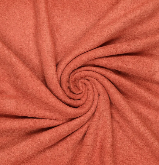 Bambusa frotē dvielis - ķieģeļsarkans / 3 izmēri