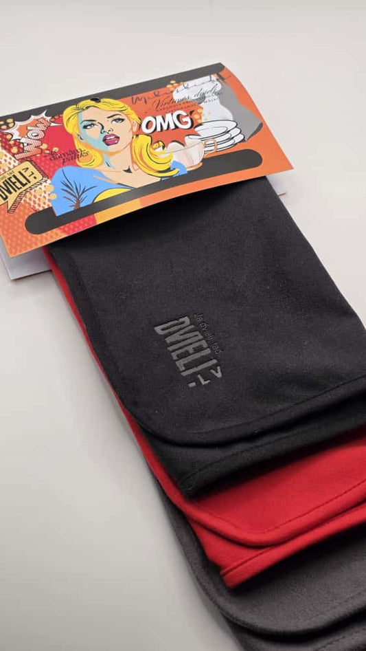 Набор кухонных полотенец - черный