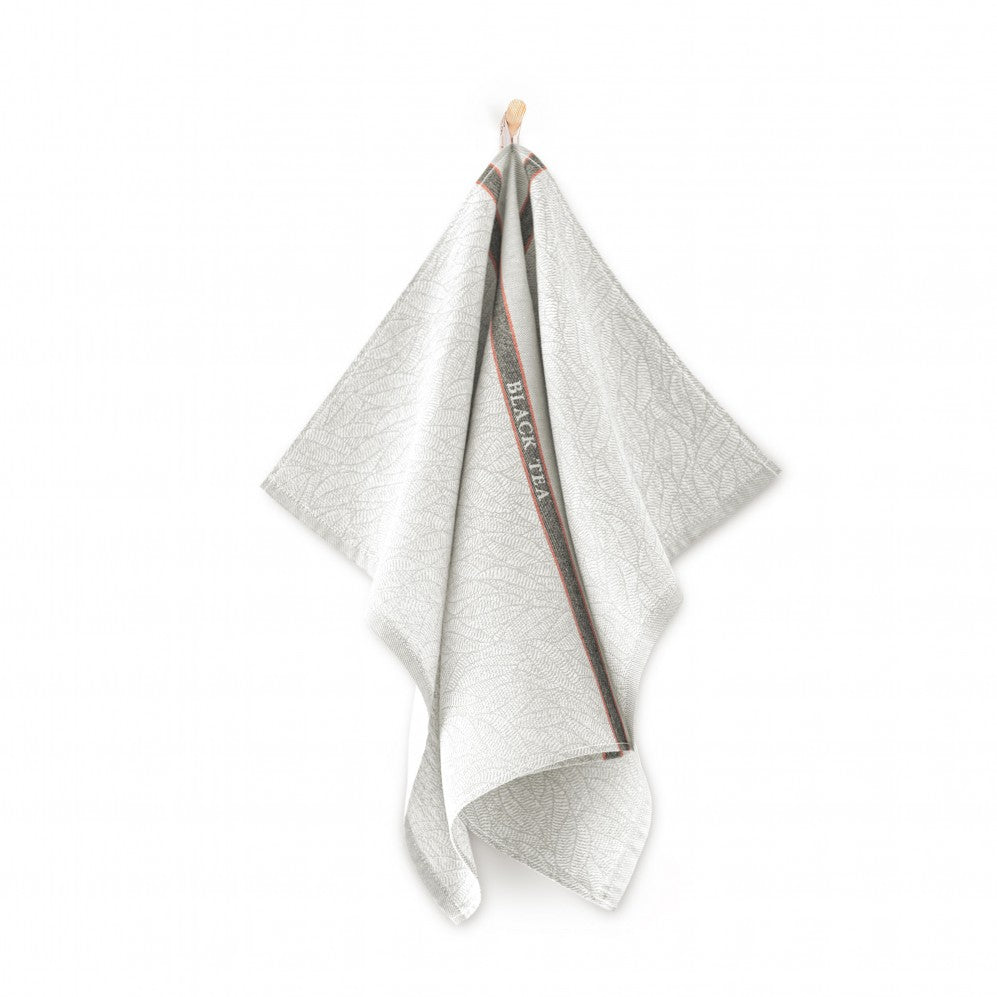 Virtuves dvielis  - melnā tēja/lapas