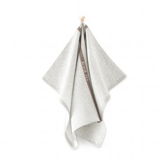 Кухонное полотенце - чёрный чай/листья