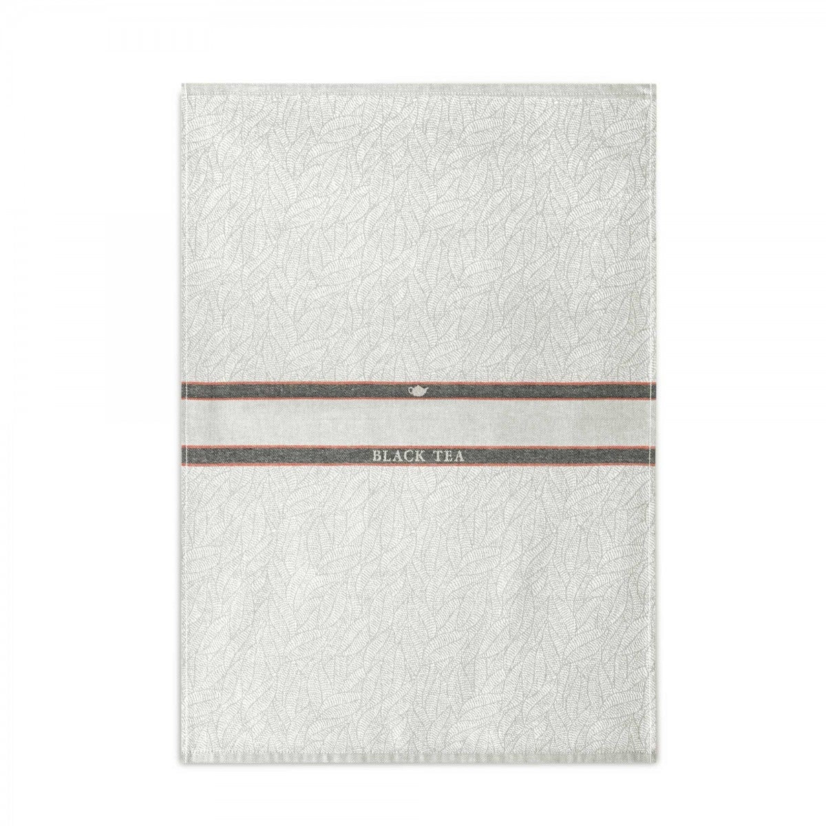 Virtuves dvielis  - melnā tēja/lapas