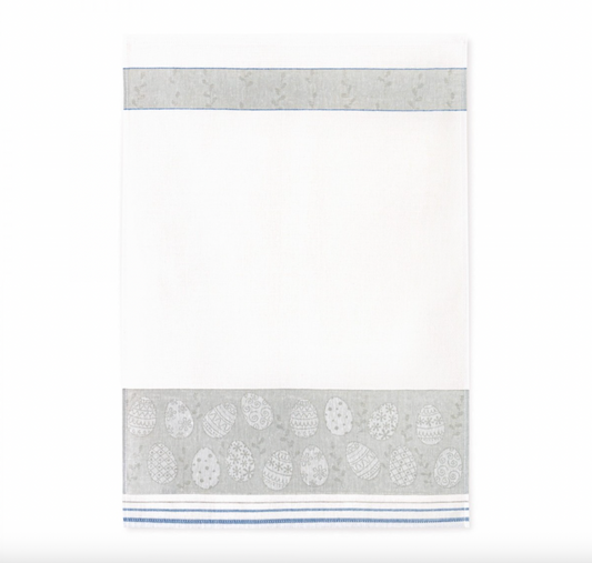 Virtuves dvielis  - Lieldienu olas / zils