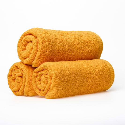 Махровое полотенце ТЕПЛЫЙ ЖЕЛТЫЙ