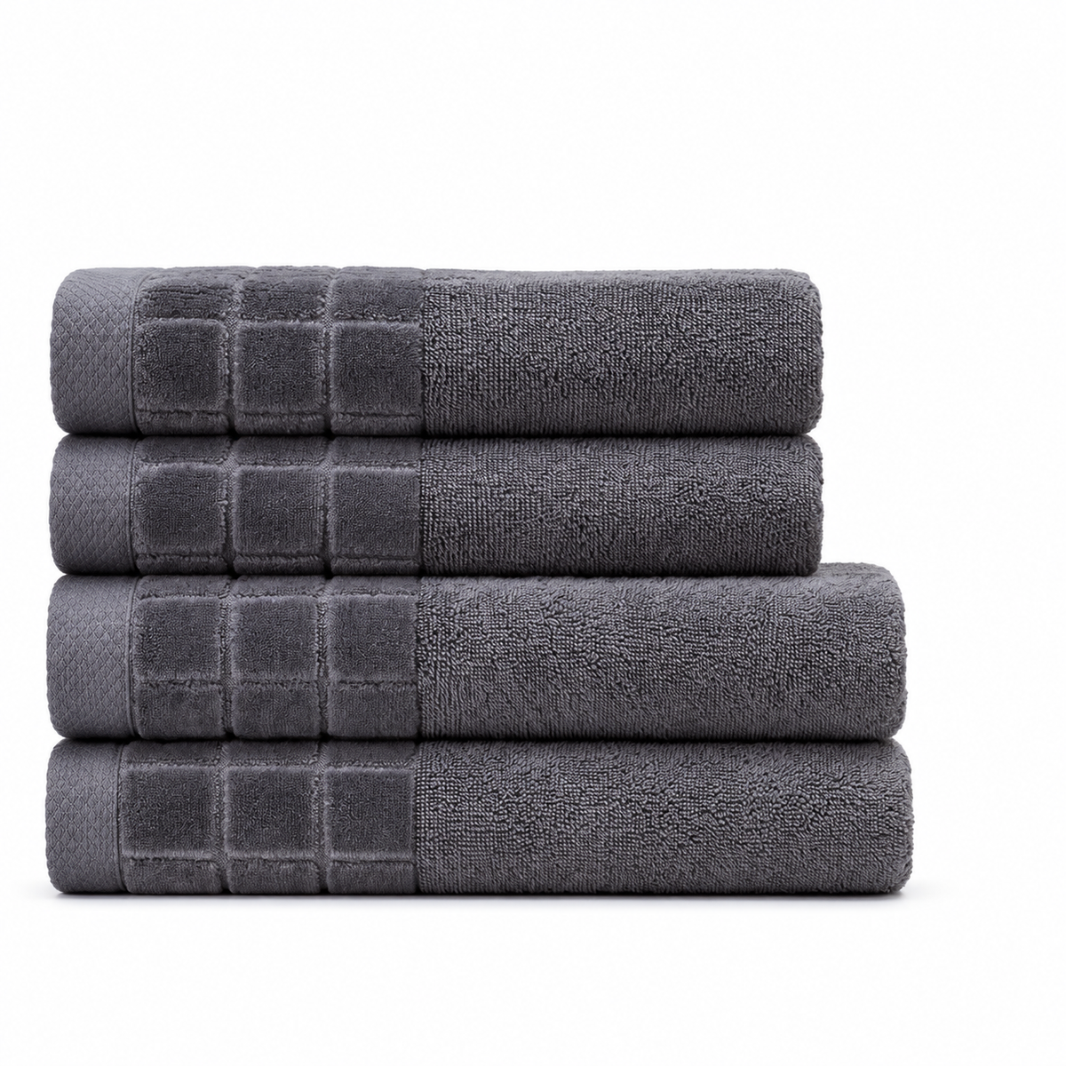 Squares Cotton Terry Towel | 500 GSM