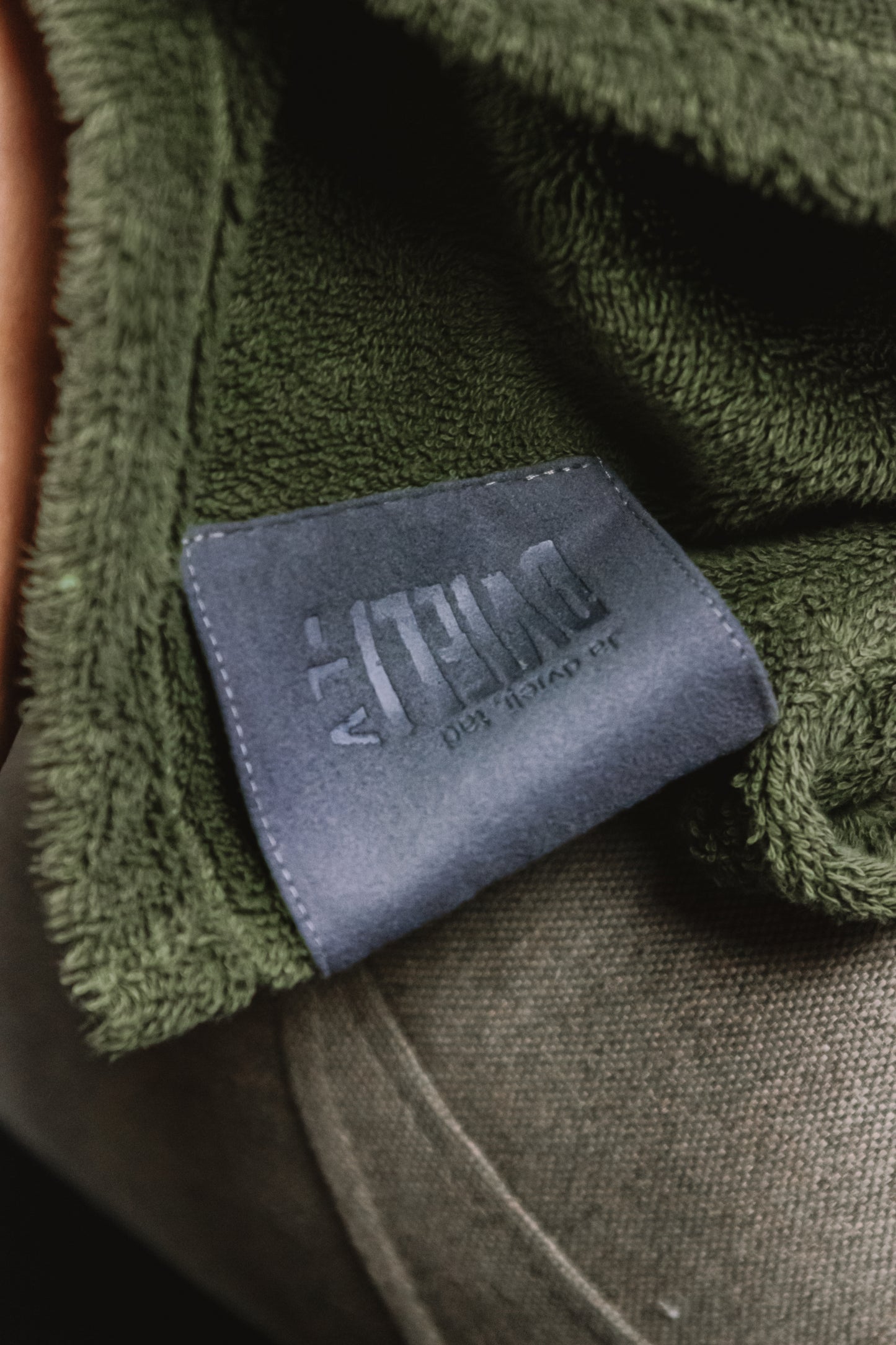 Пончо унисекс - зелёное