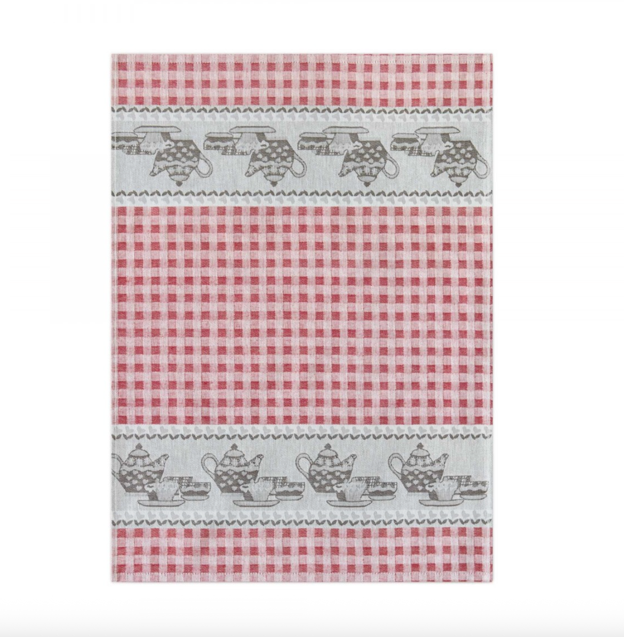 Kitchen Towel  - Teapot red