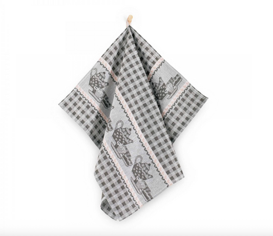 Kitchen Towel  - Teapot brown