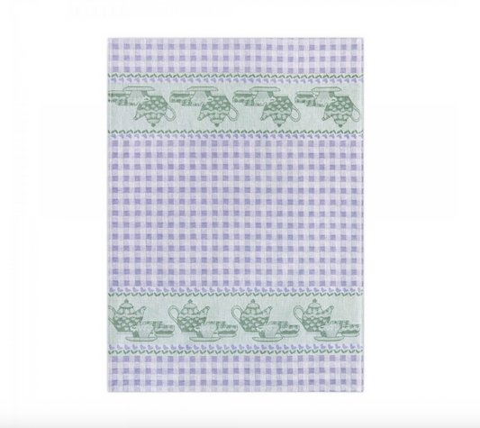 Kitchen Towel  - Teapot violet