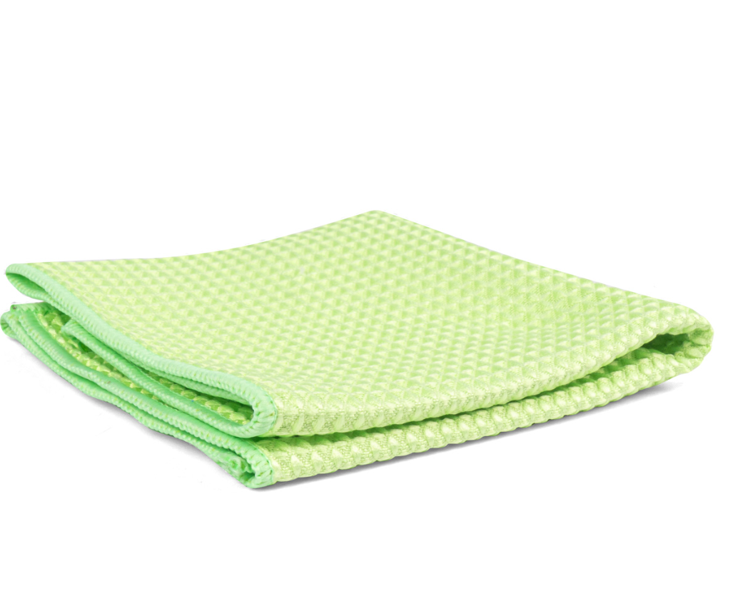 Вафельная салфетка из микрофибры для зеркал и окон, 60x40 см.