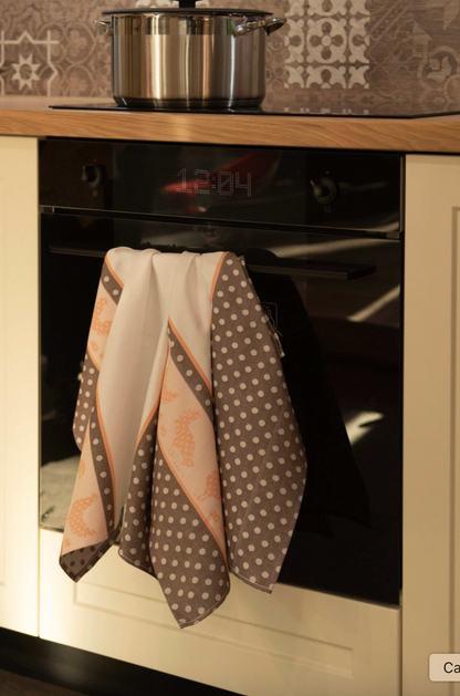 Kitchen Towel  - Chicken Grey