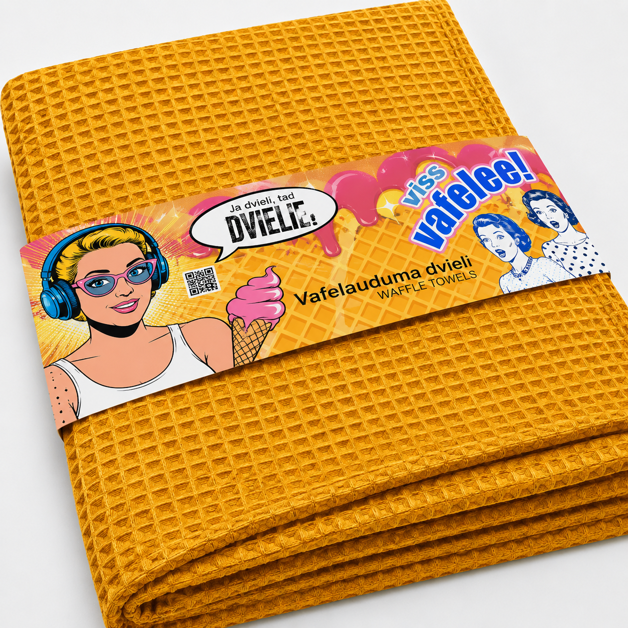 Vahvlikangast rätik / KOLLANE