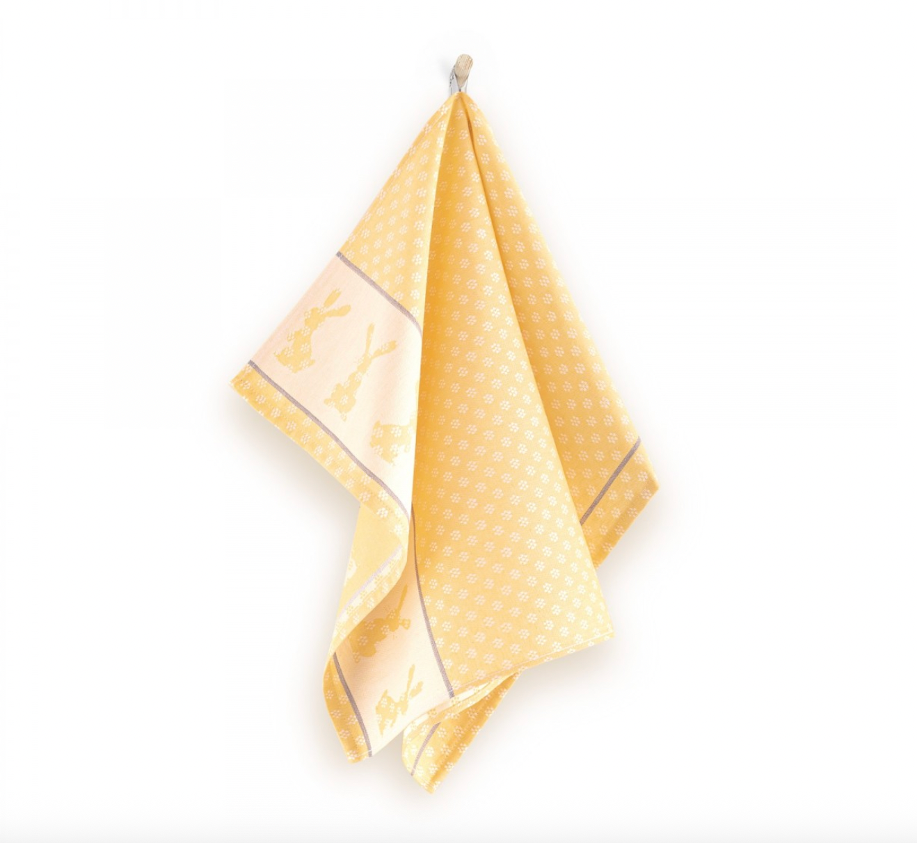 Virtuves dvielis  - zaķis dzeltenais